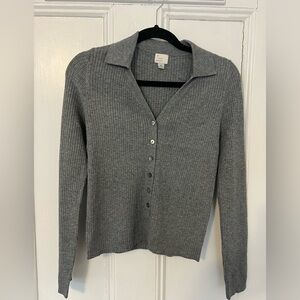 a new day Button Down Sweater